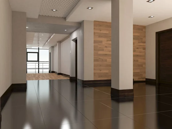kamu iç 3D render
