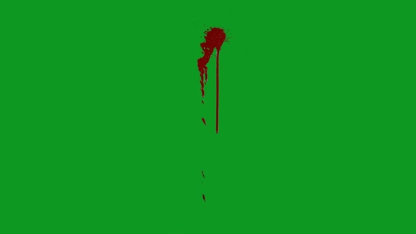 Blood Explosion Hit High Quality Animated Green Screen Easy Editable — Stock video