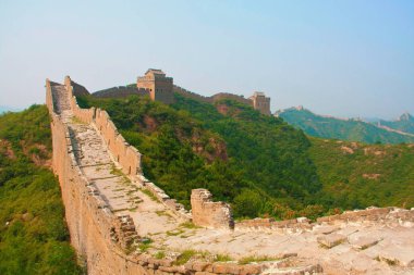 Treking ve Çin Seddi yürüyüş. Pekin , Çin