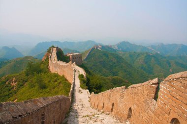 Treking ve Çin Seddi yürüyüş. Pekin , Çin