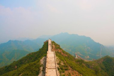 Treking ve Çin Seddi yürüyüş. Pekin , Çin
