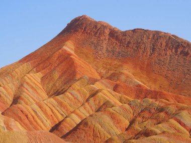 Gökkuşağı Dağ Landform, Zhangye Danxia, Gansu , Çin