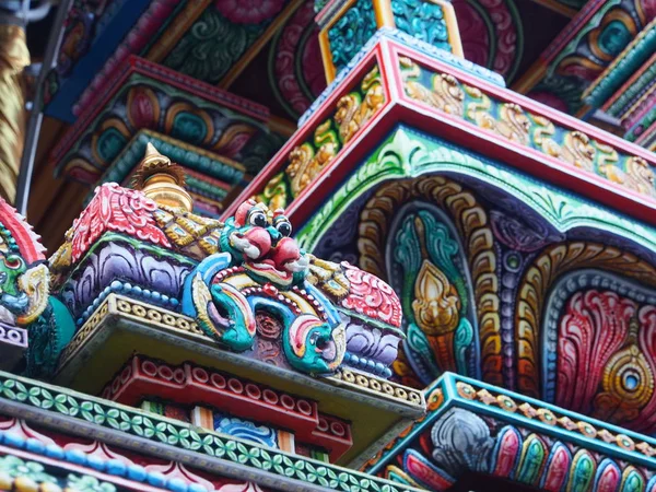 Bangkok Renkli Hindu Tapınağı , Tayland — Stok fotoğraf