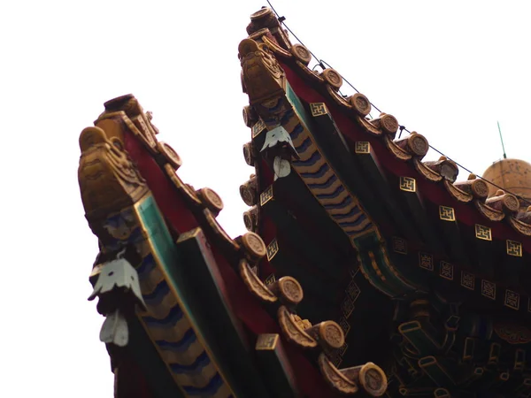 Yonghegong Lama Temple.O Salão da Harmonia e da Paz.Um dos — Fotografia de Stock