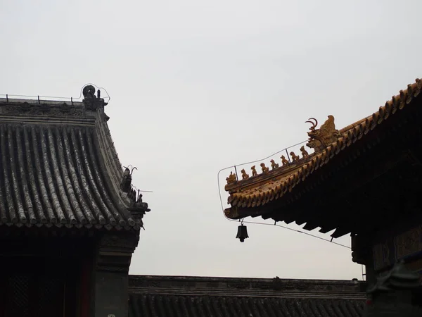 Yonghegong Lama Tapınağı.Uyum ve Barış Salonu.Bir — Stok fotoğraf