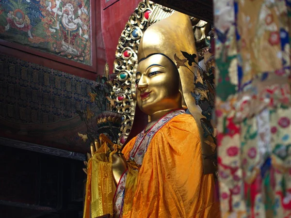 Yonghegong Lama Tapınağı.Uyum ve Barış Salonu.Bir — Stok fotoğraf