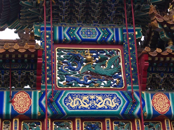 Фантаст Конфуция в Пекине с деталями двери — стоковое фото
