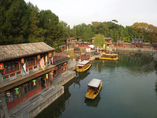 El lugar de verano en la ciudad de Pekín. Viajar en la ciudad de Pekín, China . — Foto de Stock