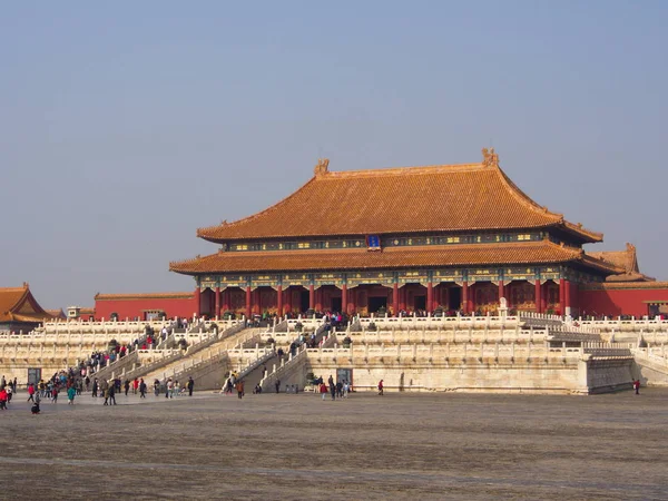 紫禁城の建物。中国、北京市。24日オクトブ — ストック写真