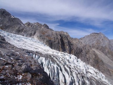 Lijiang Yunnan P Yy Dragon Kar Dağı Çarpıcı bir görünüm