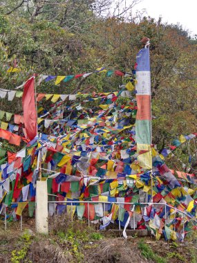 İnanç için Tibet Dua Bayrağı, barış, bilgelik, şefkat ve st
