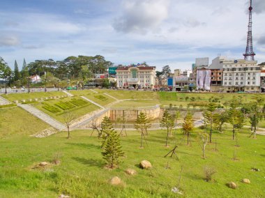 Merkez Downtown Area, Bulding ve Yaşam Dalat City, Centra