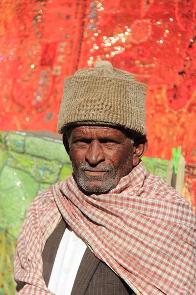 Le vieil homme au Rajastan, Jaisalmer, Inde, 2012, 4 janvier — Photo