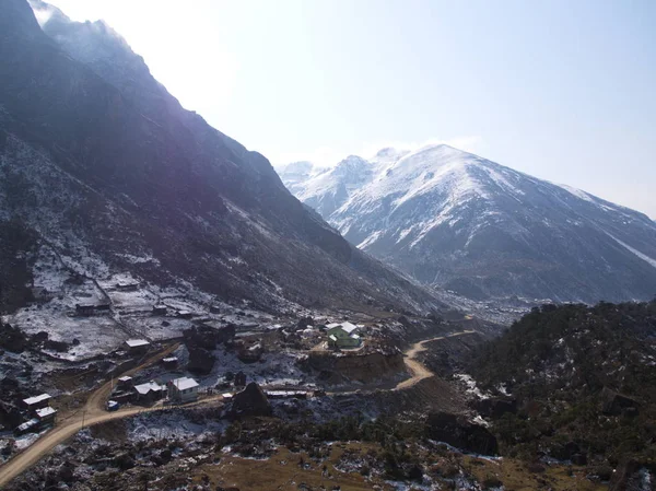 Lachen a vesnice Lachung, Sikkim India, 14. dubna 2013: a s — Stock fotografie