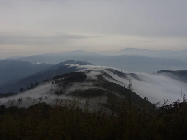 Zero Point Sikkim, ha civilek út végződik a mennybe, Sikkim a — Stock Fotó