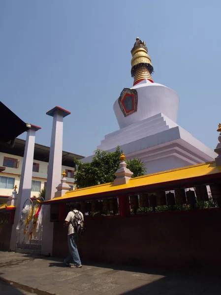 Do Drul Chorten es una estupa budista en Gangtok en Sikkim, India — Foto de Stock