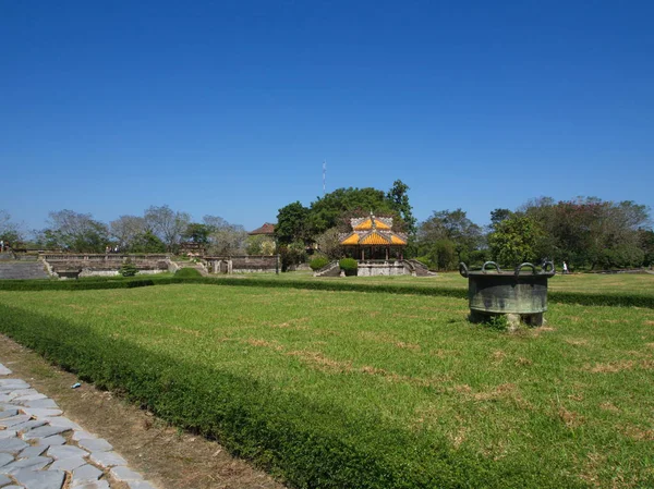 İmparatorluk Şehri, Hue'daki Vietnam.Travel'nin eski başkentidir. — Stok fotoğraf