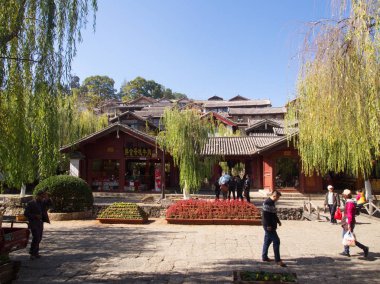 Lijiang Eski Şehir. Yunnan Eyaleti Lijian City Seyahat, Chin
