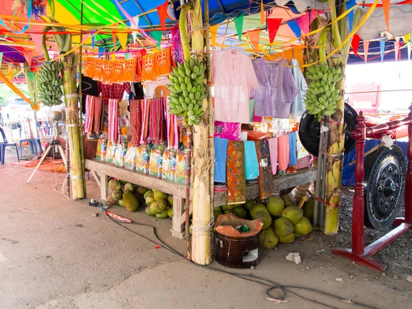 Evento de doação budista na aldeia local em Burirum Provinc — Fotografia de Stock