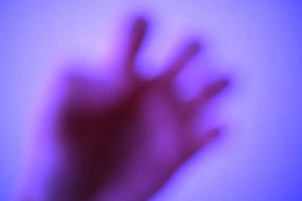Blurry scary ghost hand. The Murder Hand, The Killer and Halowee