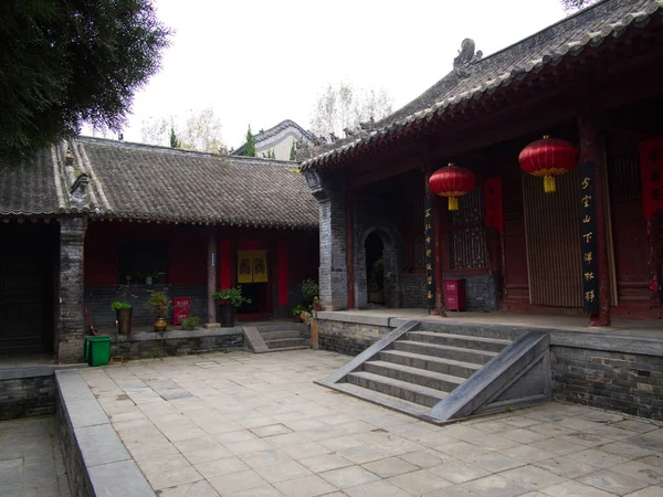 Building Shaolin Temple Detail Architecture 소림사 Shaolin Monastery 소림사 Shaolin — 스톡 사진