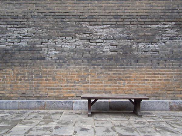 Dev Vahşi Kaz Pagoda 'daki Antik Tuğla Duvar. MS 652 yılında Tang Hanedanı döneminde inşa edilmiş ve beş katlı bir bina. Xian City, Shaanxi Eyaleti, Çin. 22 Ekim 2018.