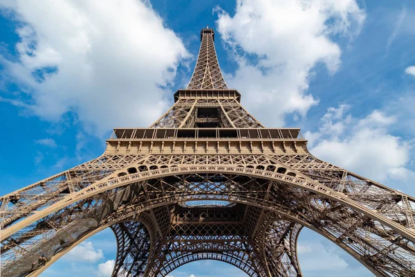 Blick Auf Die Tour Eiffel Von Rechts Davor — Stockfoto