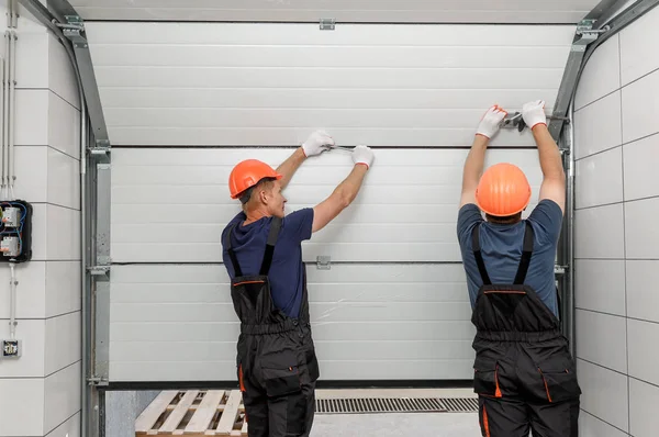 Lifting gates of the garage. — Stock Photo, Image