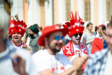 Polonya Kupası Haziran 2018 yılında dünyada hayranları Rusya, Moskova