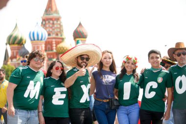 Hayranları Meksika Dünya Kupası, Haziran 2018 Rusya, Moskova
