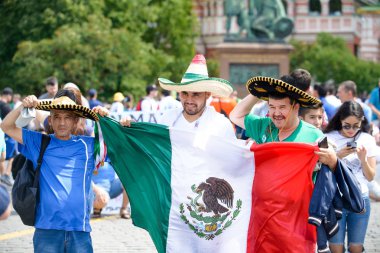 Hayranları Meksika Dünya Kupası, Haziran 2018 Rusya, Moskova