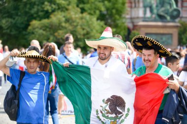 Hayranları Meksika Dünya Kupası, Haziran 2018 Rusya, Moskova