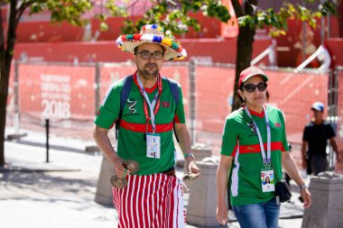 Hayranları Meksika Dünya Kupası, Haziran 2018 Rusya, Moskova