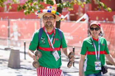 Hayranları Meksika Dünya Kupası, Haziran 2018 Rusya, Moskova