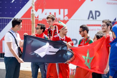 futbol taraftarları Dünya Kupası Rusya 2018 yılında, Fas