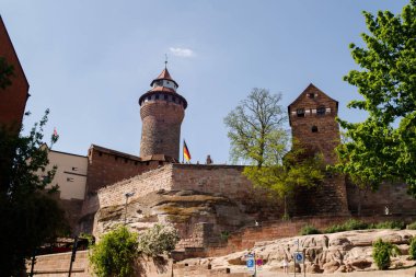 Bahar, Almanya Nürnberg'deki Nuremberg Kalesi