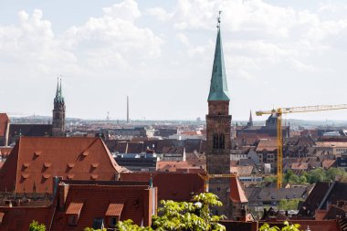 Nuremberg, Almanya Eski kasaba silueti.