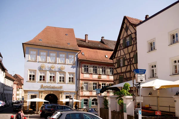Vista Panorâmica Centro Histórico Bamberg Bamberg Alta Francónia Alemanha — Fotografia de Stock