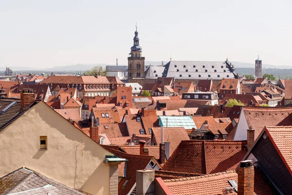 Vista Panorámica Del Centro Histórico Bamberg Bamberg Alta Franconia Alemania — Foto de Stock