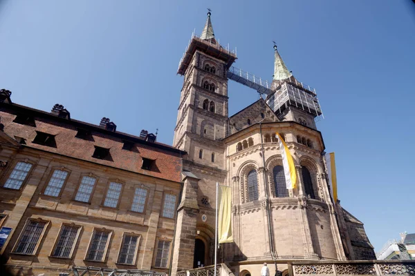 Bamberger Dom Eine Wunderschöne Mittelalterliche Christliche Kirche Weltkulturerbe Der Stadt — Stockfoto