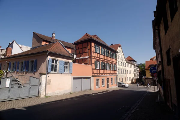 Panoramablick Auf Das Historische Zentrum Bambergs Bamberg Oberfranken Deutschland — Stockfoto