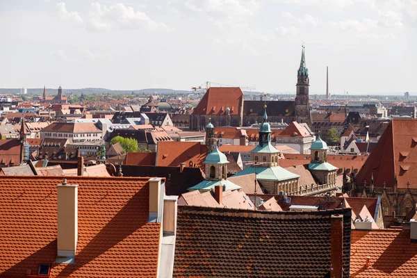 Nuremberg, Almanya Eski kasaba silueti.