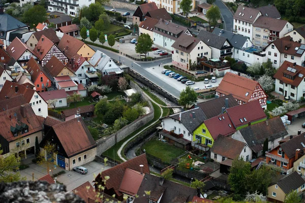 Overzicht Van Historische Oude Stad Van Pottenstein Duitsland — Stockfoto