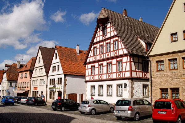 Bela Vista Cidade Histórica Rothenburg Der Tauber Franconia Baviera Alemanha — Fotografia de Stock