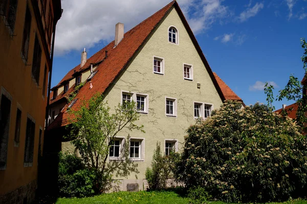 Υπέροχη Θέα Της Πόλης Του Rothenburg Der Tauber Franconia Βαυαρία — Φωτογραφία Αρχείου