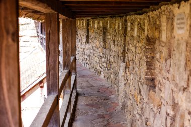 Rothenburg Ob der Tauber, Almanya'nın en eski şehirlerinden biri çatılar görünümünü.