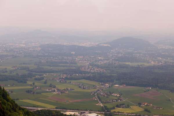 The view from untersberg, Austria Salzburg