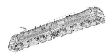 Elektrikli lokomotif, tren