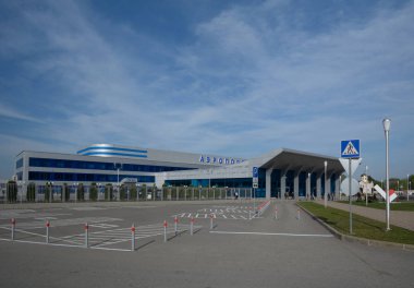 Maden suları, Rusya Federasyonu - 28 Nisan, 2018: Uluslararası Havaalanı maden suları