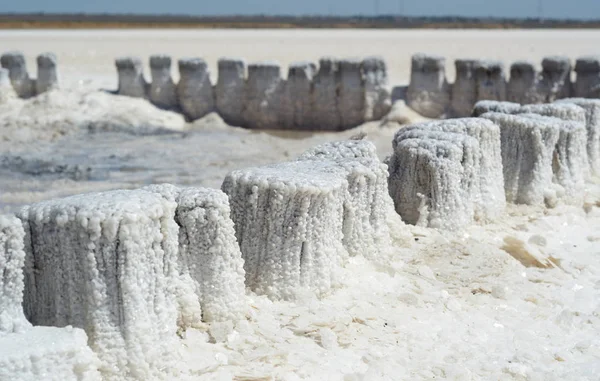 Kristal Tuz Gölü Elton — Stok fotoğraf